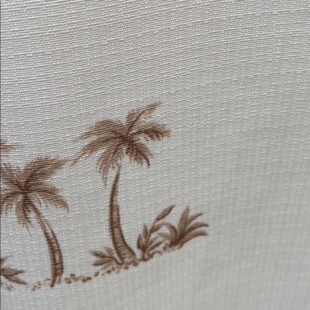 Bon Worth Cream Ivory Hawaiian Floral Print Button Up Top - Picture 7 of 10